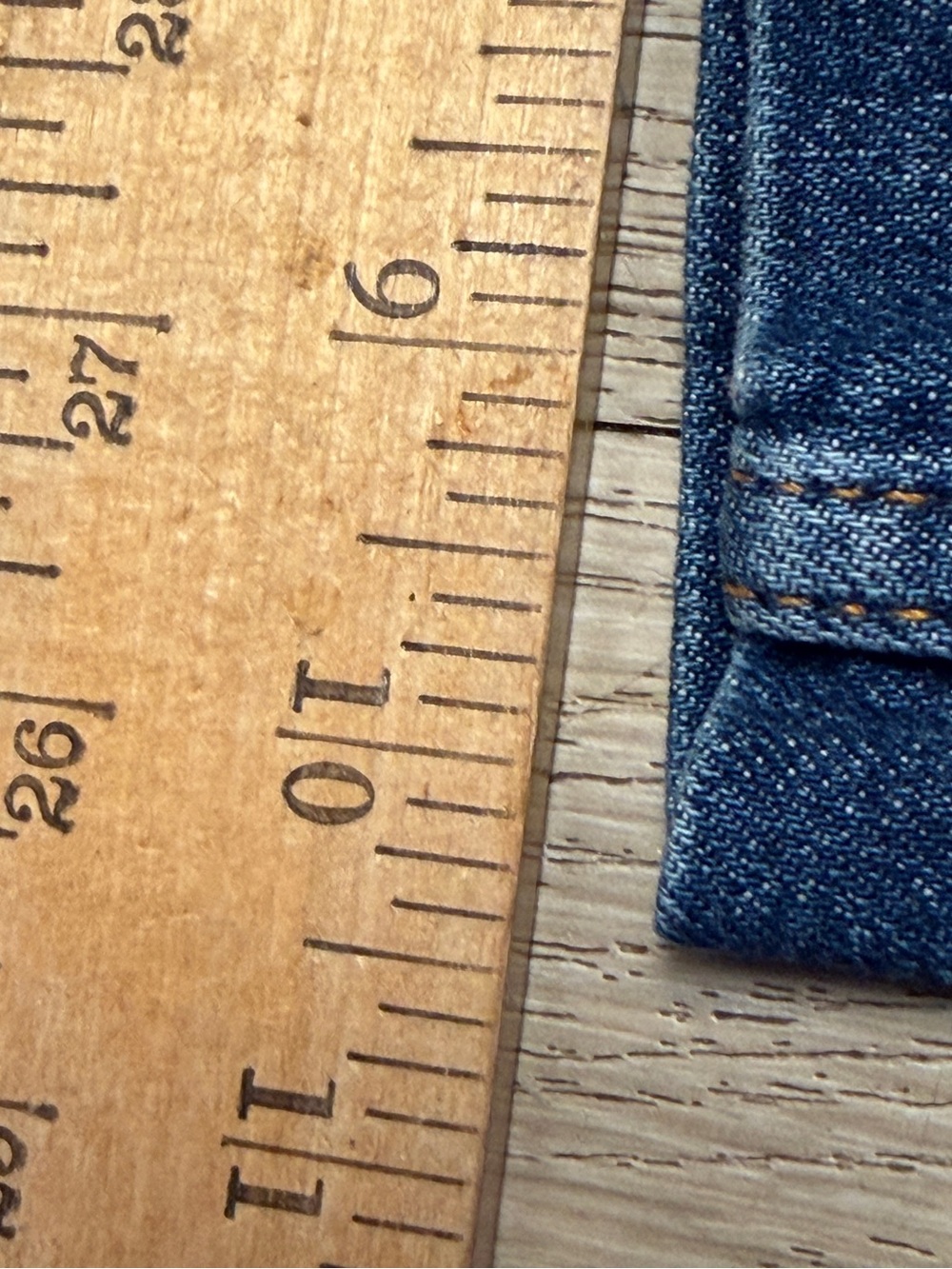 Maeve Blue Denim Colette Jeans Size 26 Flare Wide Leg - Picture 15 of 15